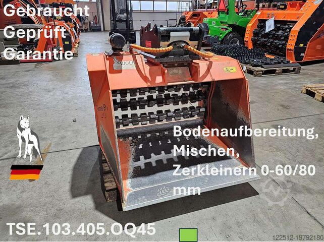 Schaufelseparatoren Wolf Technik für Baumaschinen Terra-Star TSE.103.M80X