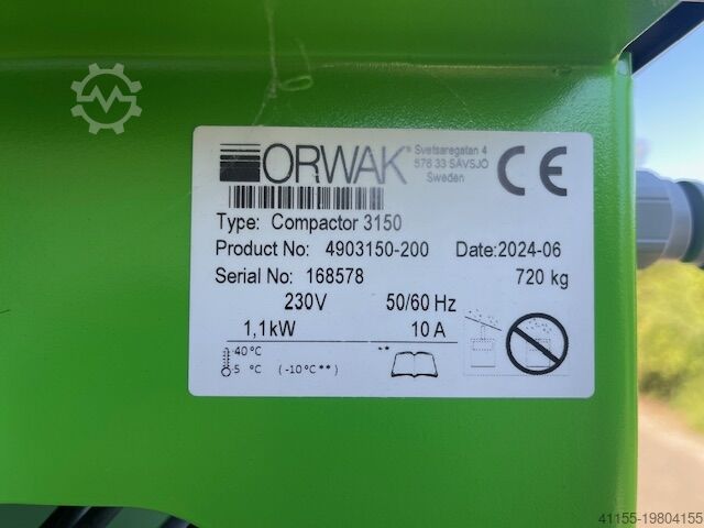 Baler ORWAK Compactor 3150