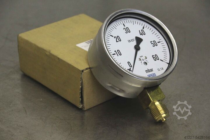 Manometer Wika 612.20.100 0 mbar...60 mbar