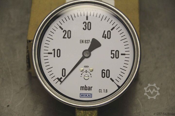 Manometer Wika 612.20.100 0 mbar...60 mbar