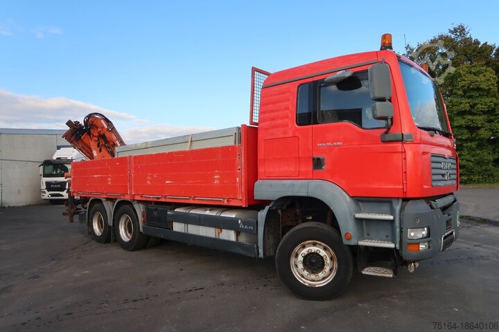Truck with flatbed (open) MAN 26.430 BL 6x4