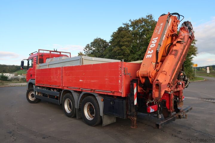 Truck with flatbed (open) MAN 26.430 BL 6x4