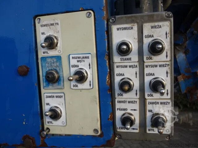 Suction vehicle MAN 18-272 MANUAL POMP 6 CIL VACUUM TOILET TRUCK