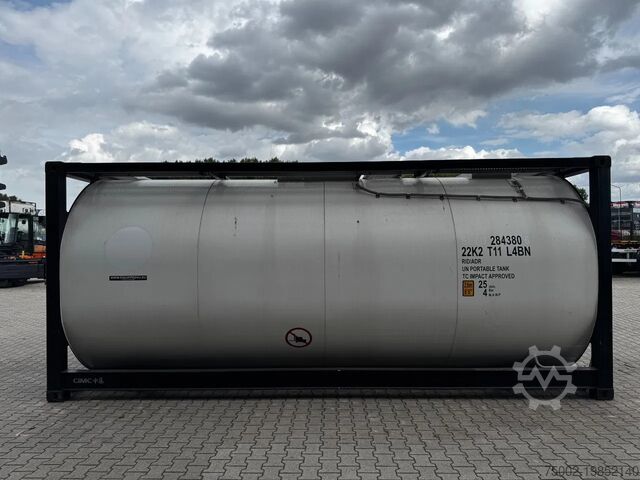 Tankcontainer CIMC TOP: 2022, 20FT ISO, 25.030L, L4BN, UN Portab...