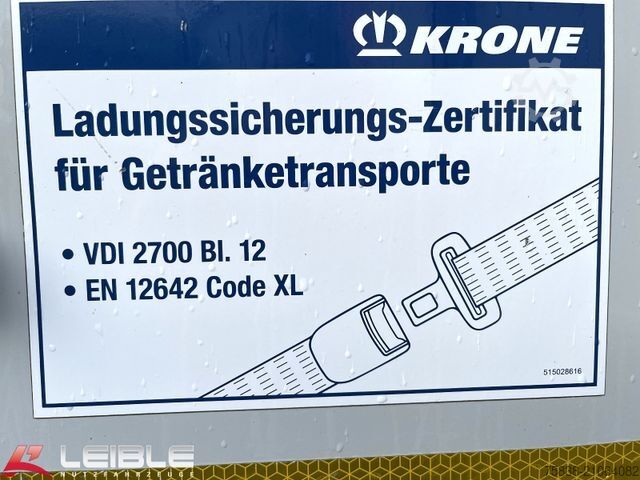 Auflieger mit Pritsche & Plane KRONE SD*Tautliner*Liftachse*BPW Disc*Code XL*