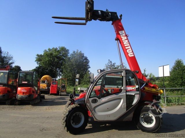 Telehandler / Telescope Forklift Manitou MT 625 - 6m 2,5 Ton. mit Palettengabel + Schnellwe