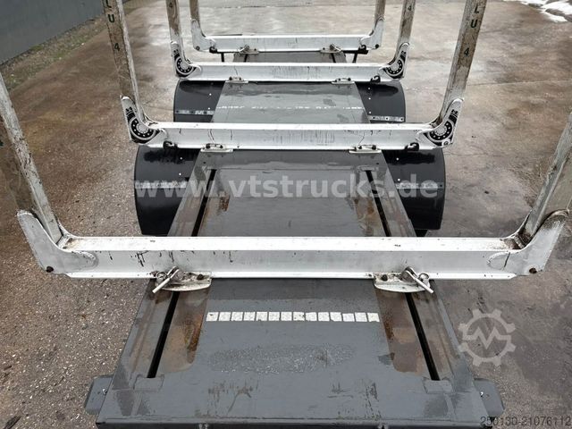 Holztransport Anhänger  Janzen System T19 Tandemachsen