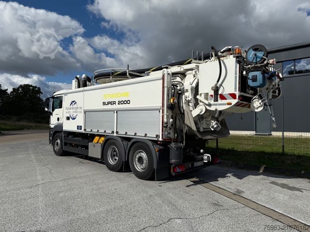 Saugwagen MAN TGS 28.510 6x2 BL Wiedemann Super 2000 8,0/5,0/1