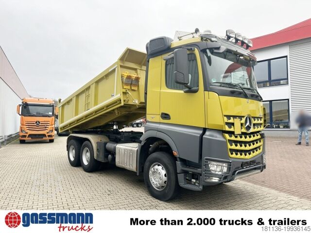 Tipper truck Mercedes-Benz Arocs 3363 K 6x4, Grounder,