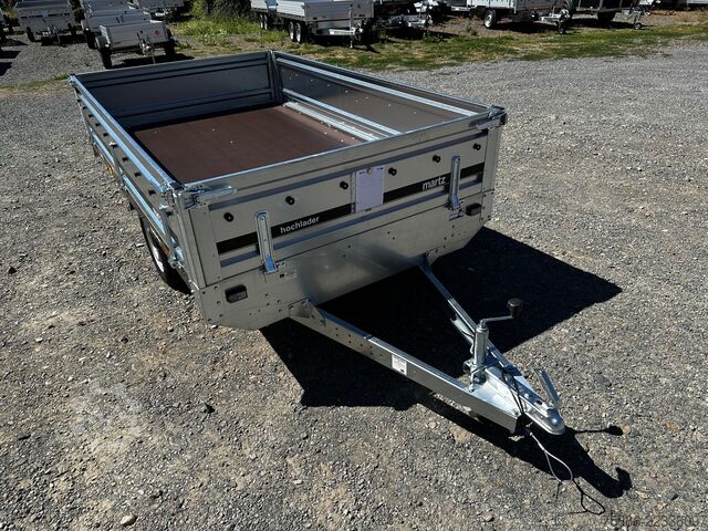 Car carrier trailer Martz Hochlader 250 0,75T Plattformanhänger
