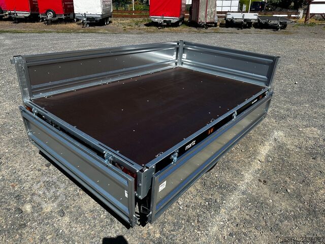 Car carrier trailer Martz Hochlader 250 0,75T Plattformanhänger