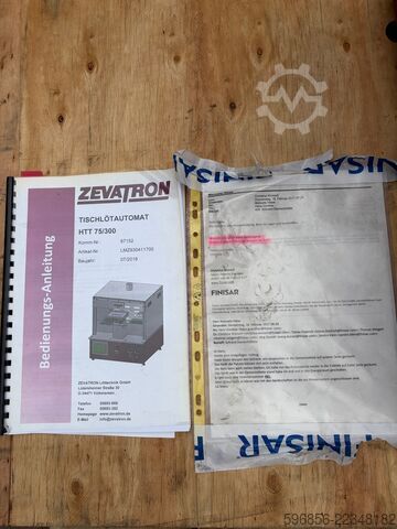ZEVATRON HTT 75/300 – automatic soldering station with two crucibles ZEVATRON HTT 75/300 – automatyczne stanowisko lutownicze z dwoma tyglami ZEVATRON HTT 75/300 – automatyczne stanowisko lutownicze z dwoma tyglami