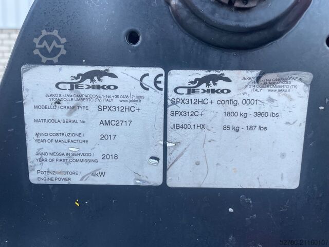 Minikran Jekko SPX 312 HC+