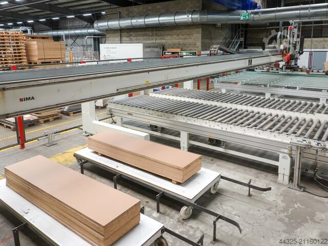 Einseitige Kantenanleimmaschine IMA COMBIMA SYSTEM/I/R75/1170/F/R3