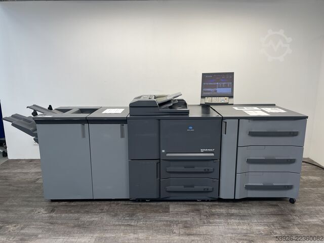 Digital print machine Minolta bizhub PRESS 1052 incl. Finisher Paperdeck