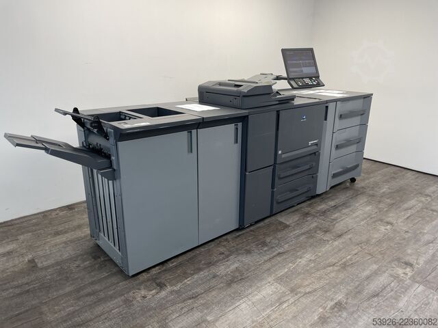 Digital print machine Minolta bizhub PRESS 1052 incl. Finisher Paperdeck