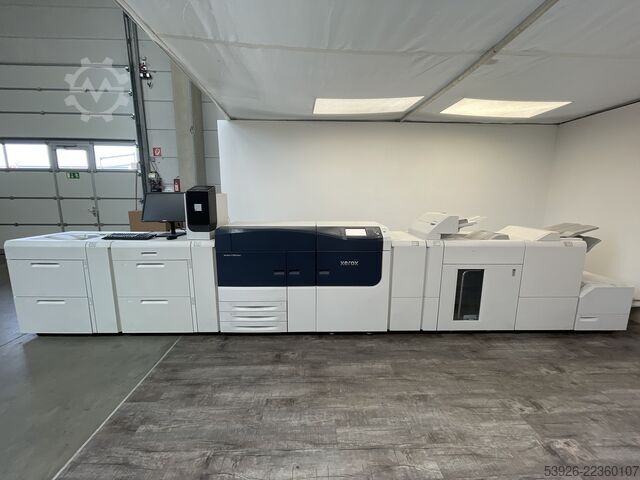 Digital print machine Xerox Versant 4100 Press incl. Finisher, Paper Deck
