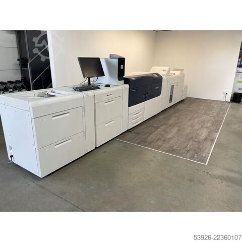 Digital print machine Xerox Versant 4100 Press incl. Finisher, Paper Deck