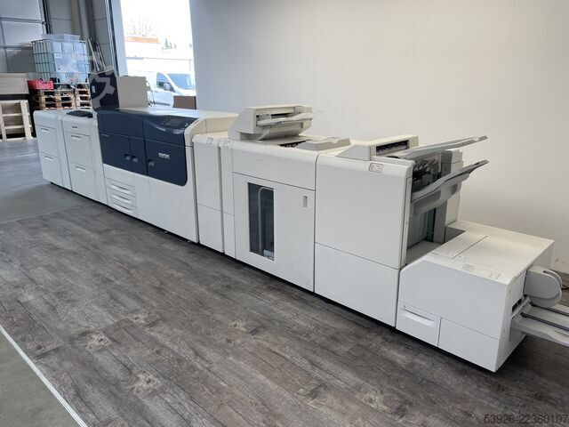 Digital print machine Xerox Versant 4100 Press incl. Finisher, Paper Deck