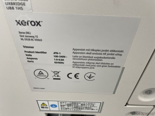 Digital print machine Xerox Versant 4100 Press incl. Finisher, Paper Deck
