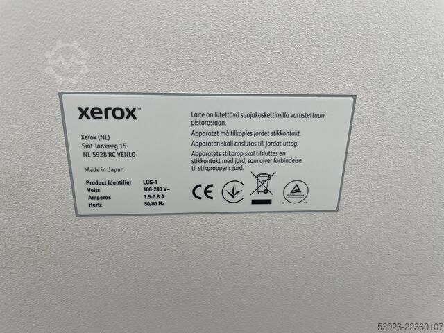 Digital print machine Xerox Versant 4100 Press incl. Finisher, Paper Deck