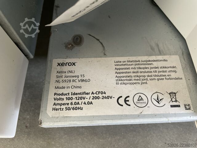 Digital print machine Xerox Versant 4100 Press incl. Fiery, Finisher, Paper Deck