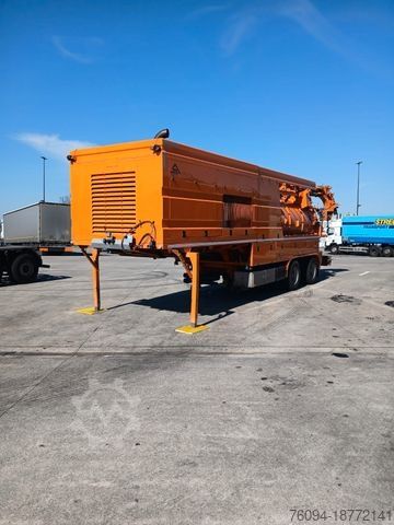 Vacuum tank truck MERCEDES-BENZ Assmann Auflieger Saug-Druck-Kombi  / Recycler