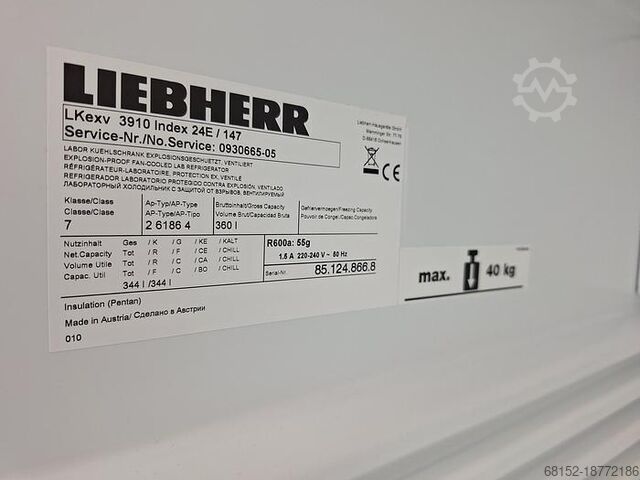 Refrigerator Liebherr Hausgerate LKexv 3910