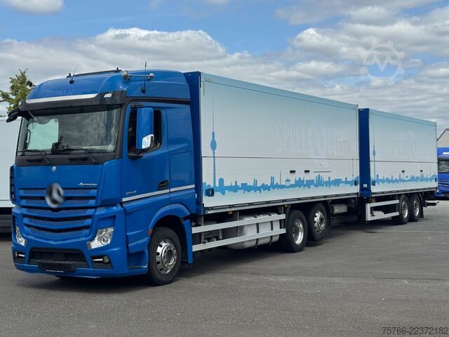 Beverage truck MERCEDES-BENZ ACTROS 2548 L / 2 x LBW / KOMPLETTZUG
