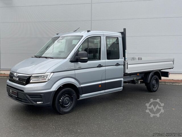 Pritschenwagen MAN TGE 3.180 Pritsche DOKA LR 4x4 ACC LED DIFF-SPER