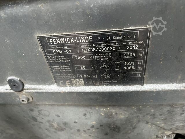 Elektro 4 Rad-Stapler Linde E25L-01