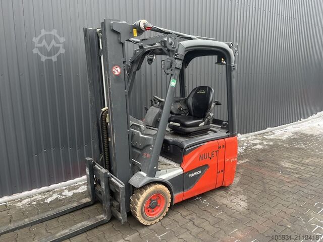 Electric 3-wheel forklift Linde E16C-02