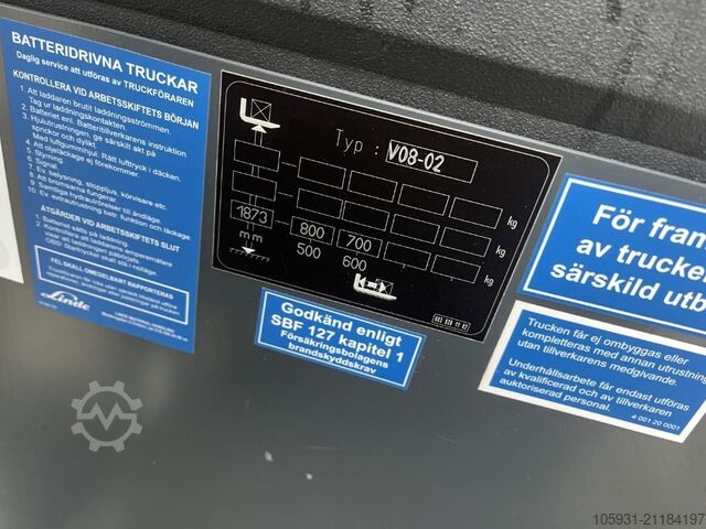 Niederhubkommissionierer Linde V08-02