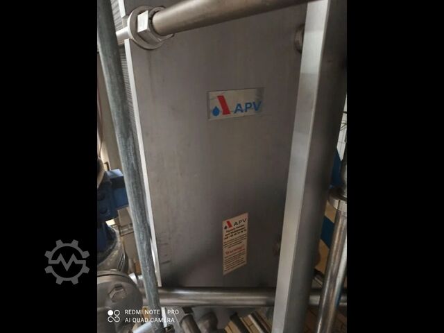 Used APV N35 Plate pasteurizer 10000Lh APV N35