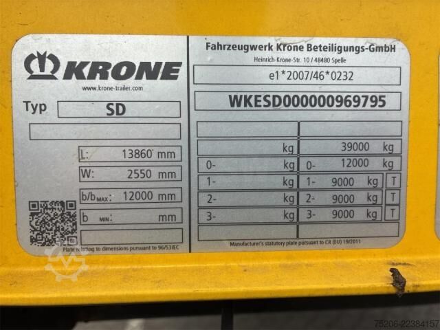Auflieger Krone B43 Standard