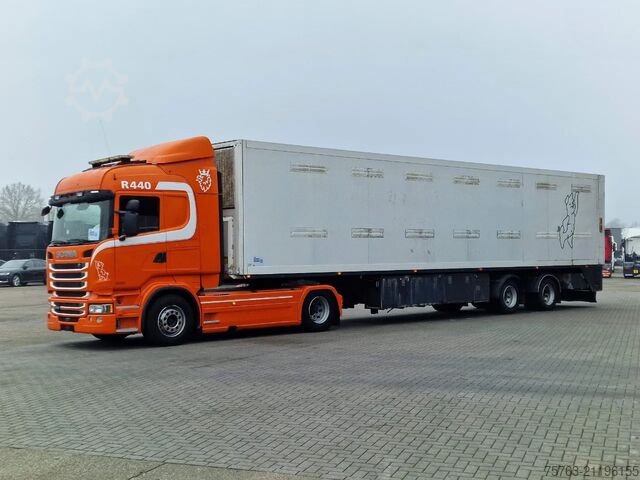 Standard-SZM Scania R440 Highline 4x2 - Retarder + Schmitz/Fliegl l...