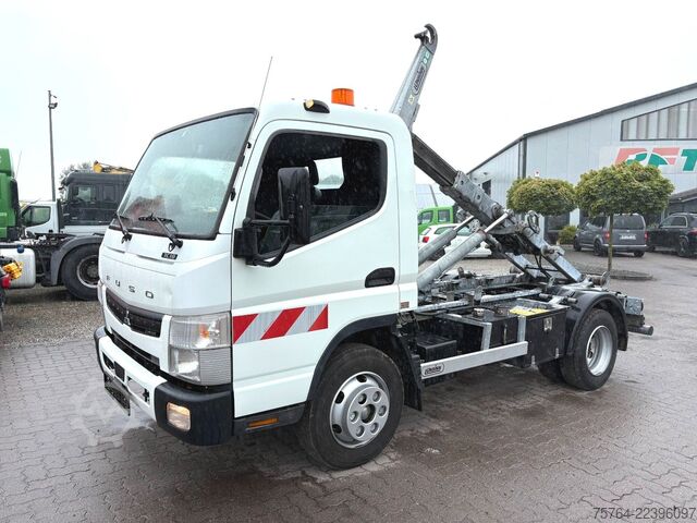 Tipper van FUSO Canter 7C18 Unsinn Abrollkipper mit Container!
