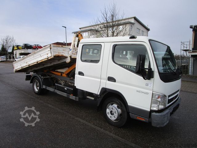 Transporter mit Kipper FUSO Canter 7C14 D *Abrollkipper+DOKA+7-Sitze+AHK*