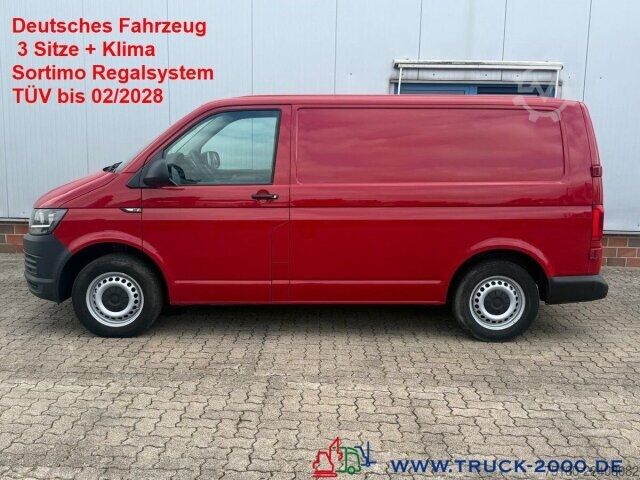 Panel van Volkswagen VW T6 2.0 TDI 3 Sitze Klima Sortimo Regalsystem