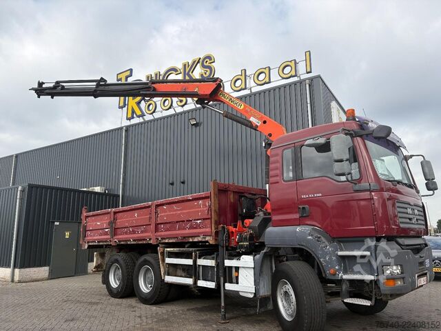 Crane MAN TGA 33.390 + 6x4 + PK15002 + TIPPER + MANUAL + ...