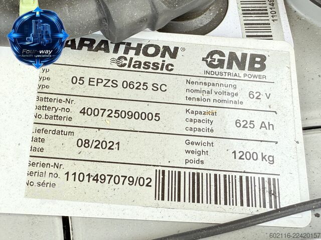4-way forklift Combilift C4000ET TRIPLEX 6350 WIDE FORK POSITIONE