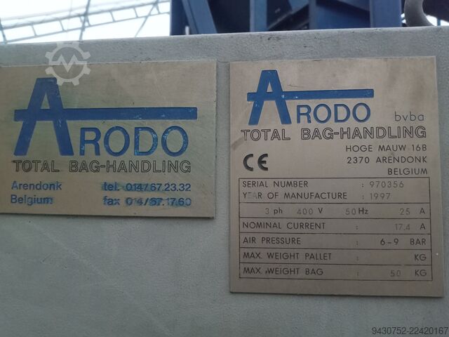 Complete aggregate packaging line Arodo Total Bag-Handling
