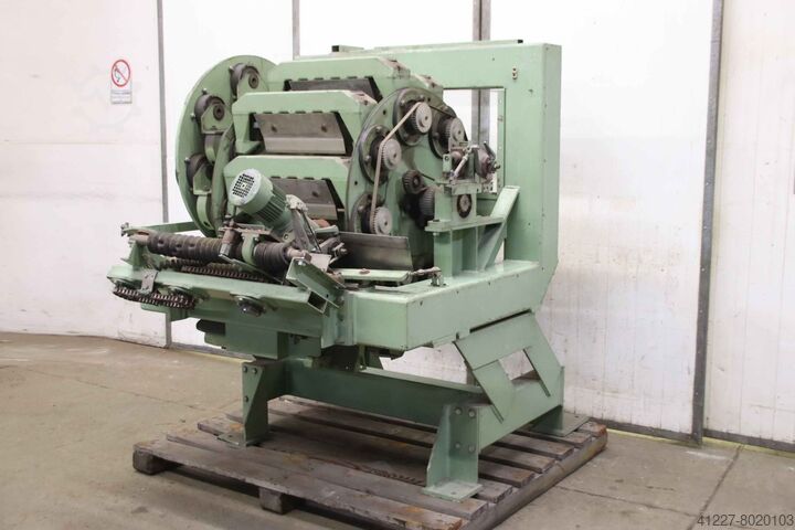 Tobacco cutting machine prototype Sagemüller 8 Messer, mit Schleifeinrichtung