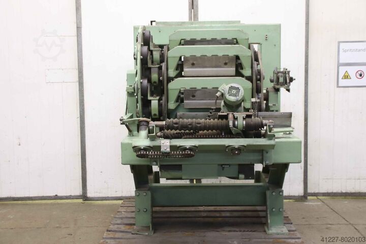 Tobacco cutting machine prototype Sagemüller 8 Messer, mit Schleifeinrichtung