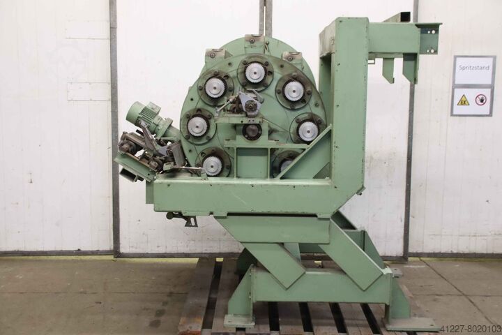 Tobacco cutting machine prototype Sagemüller 8 Messer, mit Schleifeinrichtung