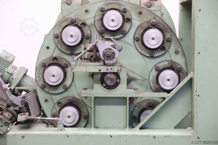 Tobacco cutting machine prototype Sagemüller 8 Messer, mit Schleifeinrichtung