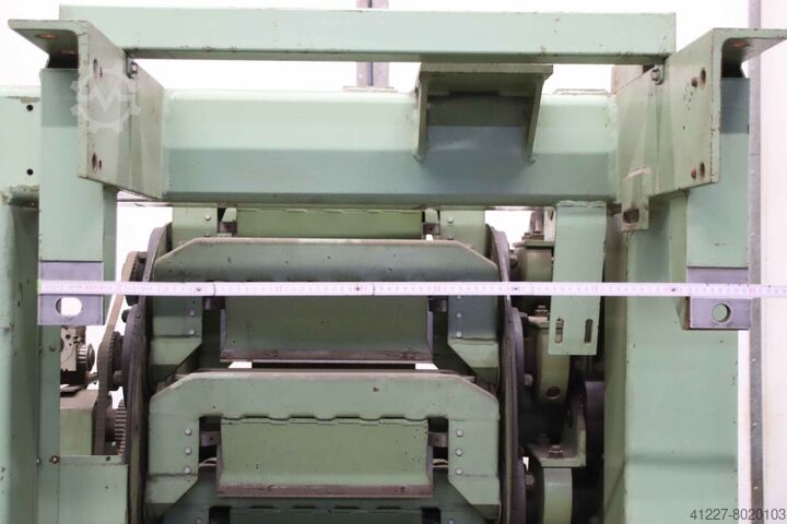 Tobacco cutting machine prototype Sagemüller 8 Messer, mit Schleifeinrichtung