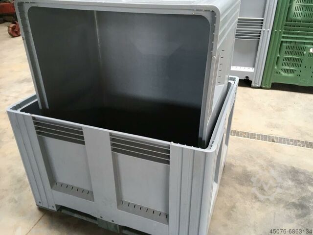Industry container box 650 liters Industrie Behälter Box 650 Liter L 120 x B 100 x H 78 cm 