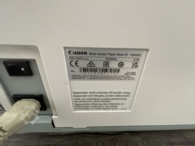 Digital print machine Canon imagePRESS V1000 incl. Paper Deck, Booklet Finisher and Duplex