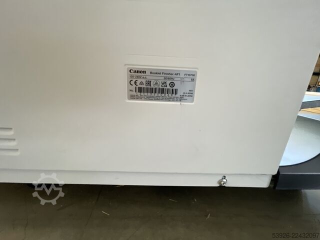 Digital print machine Canon imagePRESS V1000 incl. Paper Deck, Booklet Finisher and Duplex